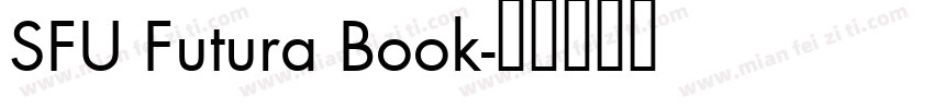 SFU Futura Book字体转换